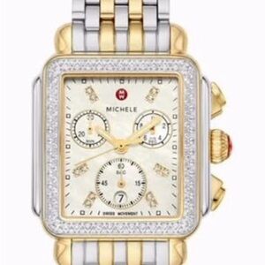 Michele Gold and Silver Women's Watch